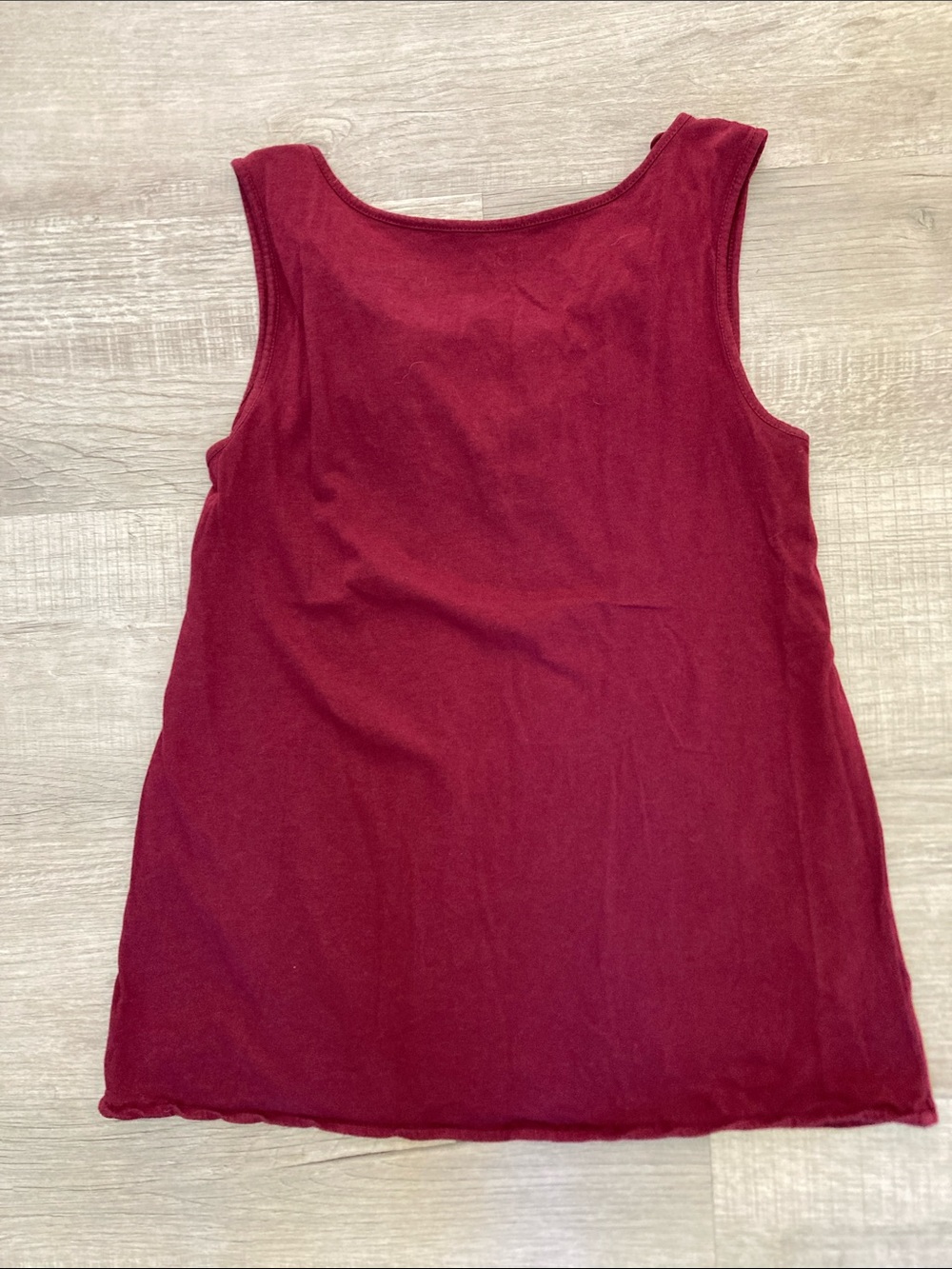 Loft Ruffled Burgundy Top - Picture 3 of 3